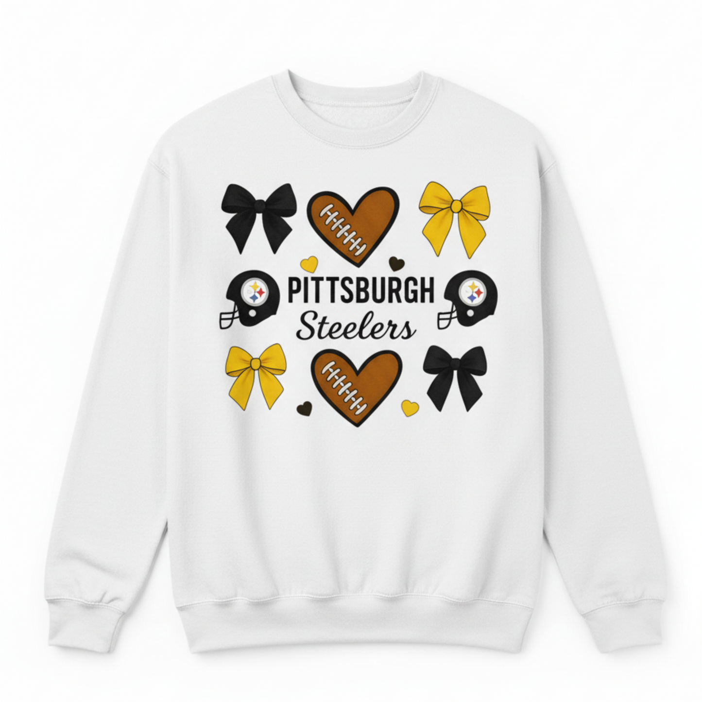 Steelers and Bows Sweatshirt